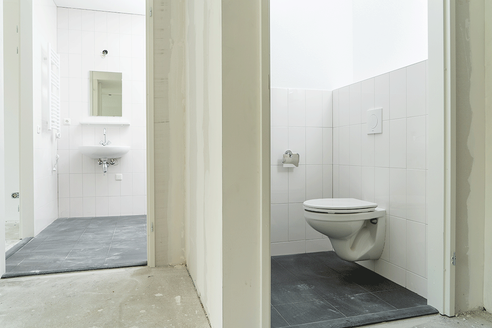 Gévier in Drachten nam ook het koperskeuzetraject en het meer- en minderwerk op zich. Het eindresultaat: een perfect afgemonteerde nieuwe badkamer.