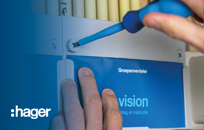 Efficiënt installeren met de Vision groepenkast